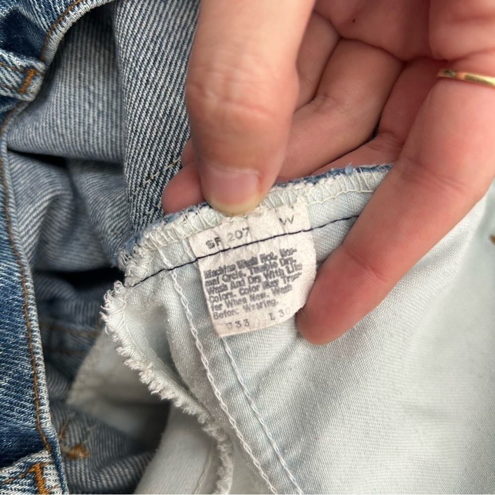 Vintage Levi's Men 33x20 Orange Tag - Picture 13 of 14